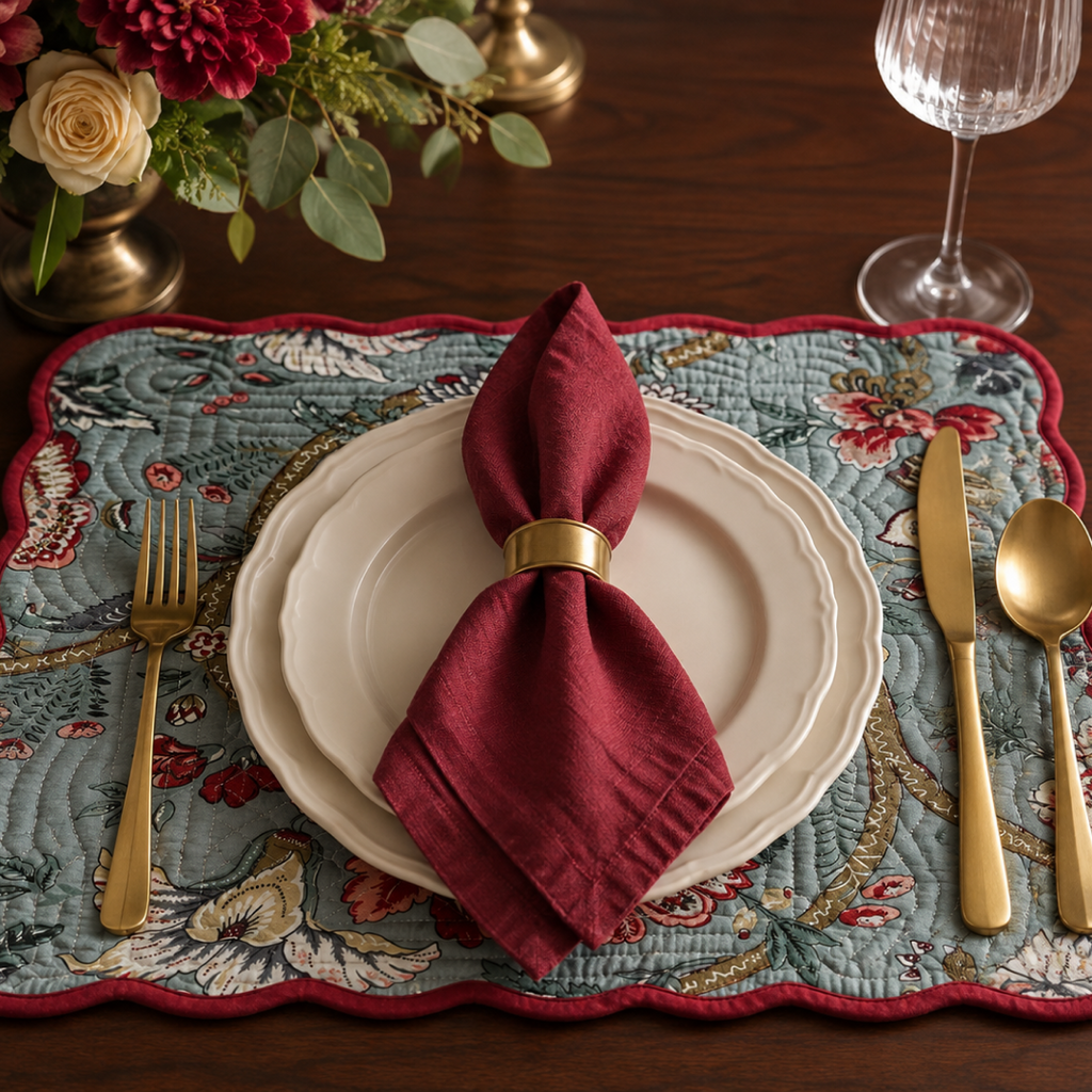 "CHÂTEAU ROSE" REVERSIBLE PLACEMAT