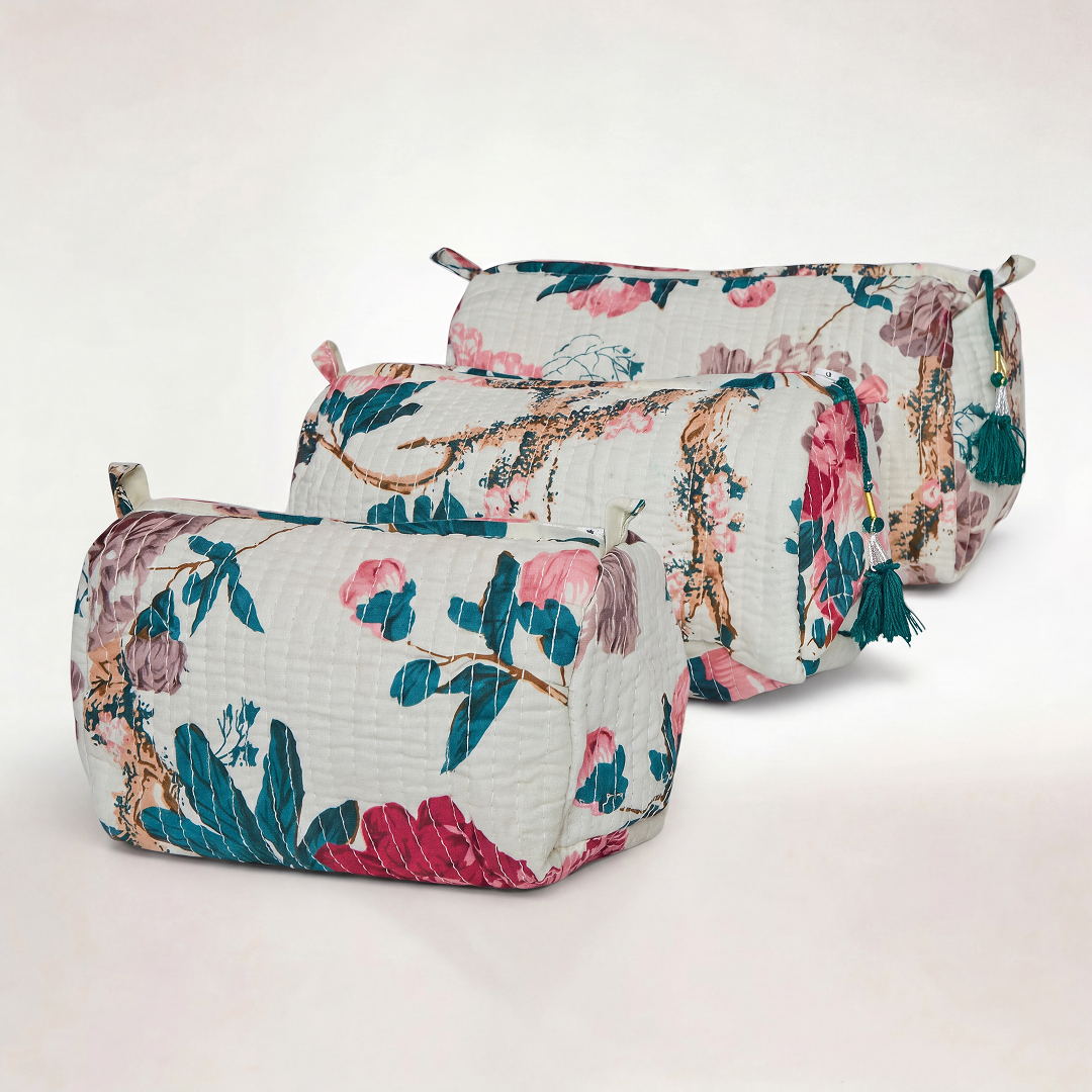 "ROSEWOOD BOTANICAL" COSMETIC BAG