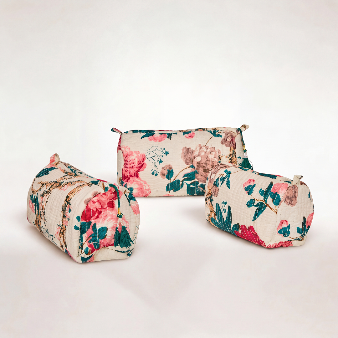 "ROSEWOOD BOTANICAL" COSMETIC BAG