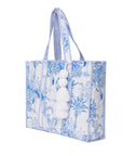 TOTEBAG PARIS AZUL  100% COTTON