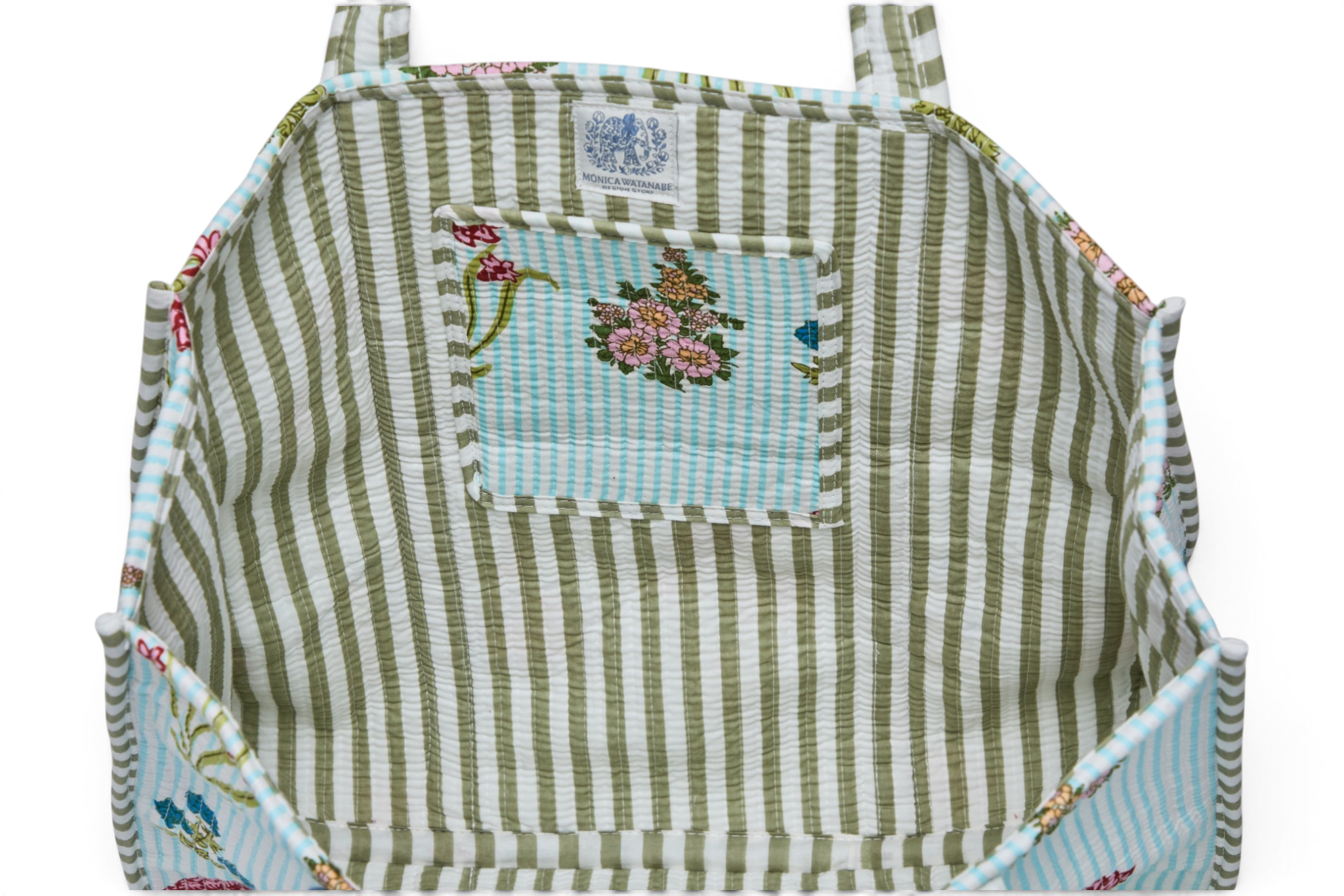 TOTE BAG "BLUE BELL GARDEN"