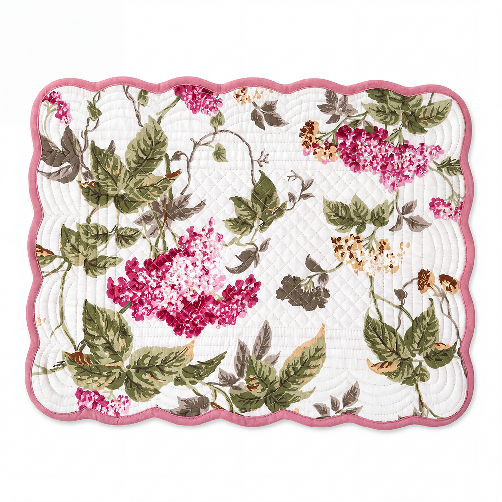"HYDRANGEA GARDEN" REVERSIBLE PLACEMAT