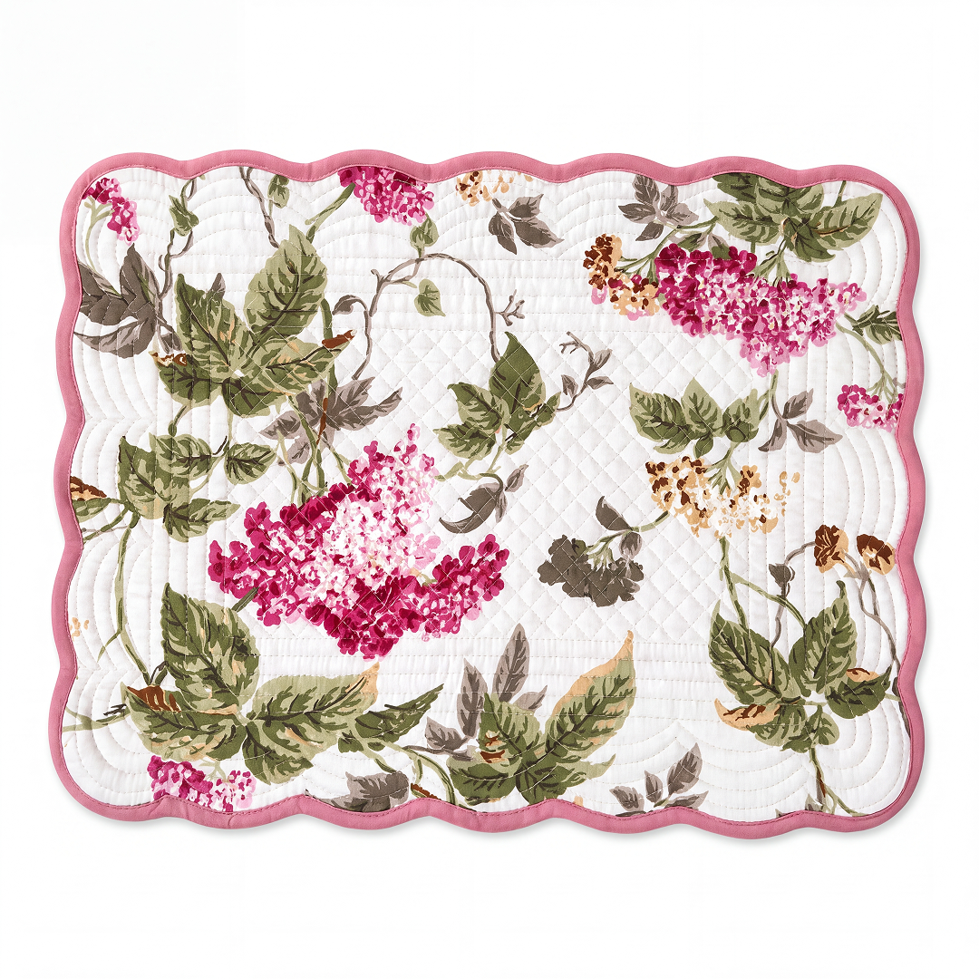 "HYDRANGEA GARDEN" REVERSIBLE PLACEMAT