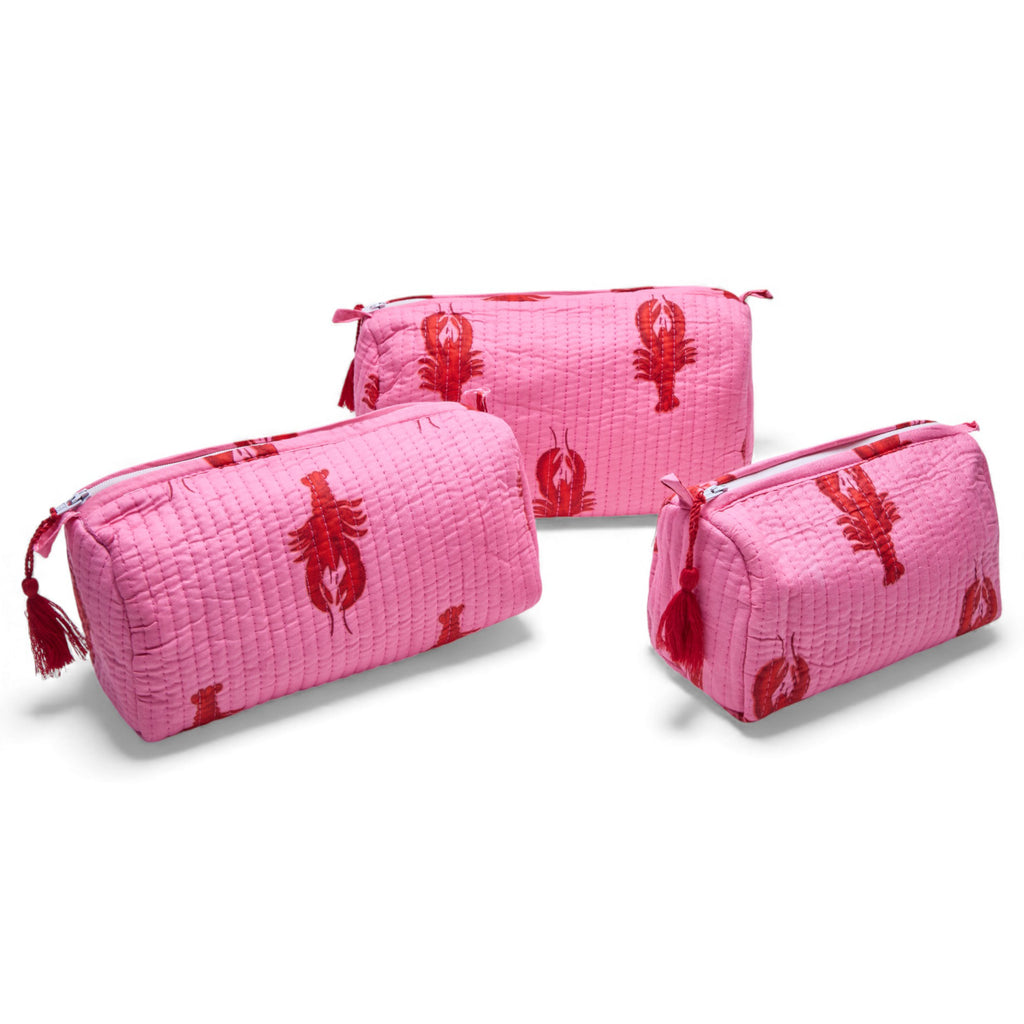 KIT DE 3 COSMETIQUERAS "THE HAMPTONS"