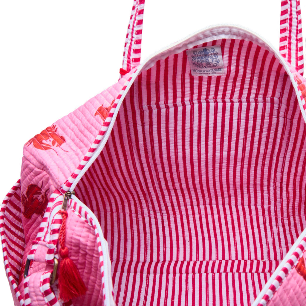 BOLSA DE VIAJE THE HAMPTONS 100% ALGODON