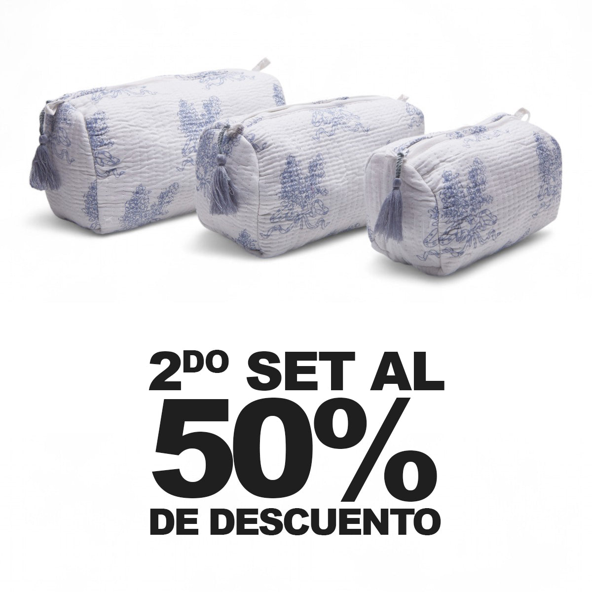 KIT DE COSMETIQUERAS TOULOUSE CIELO 3 PIEZAS