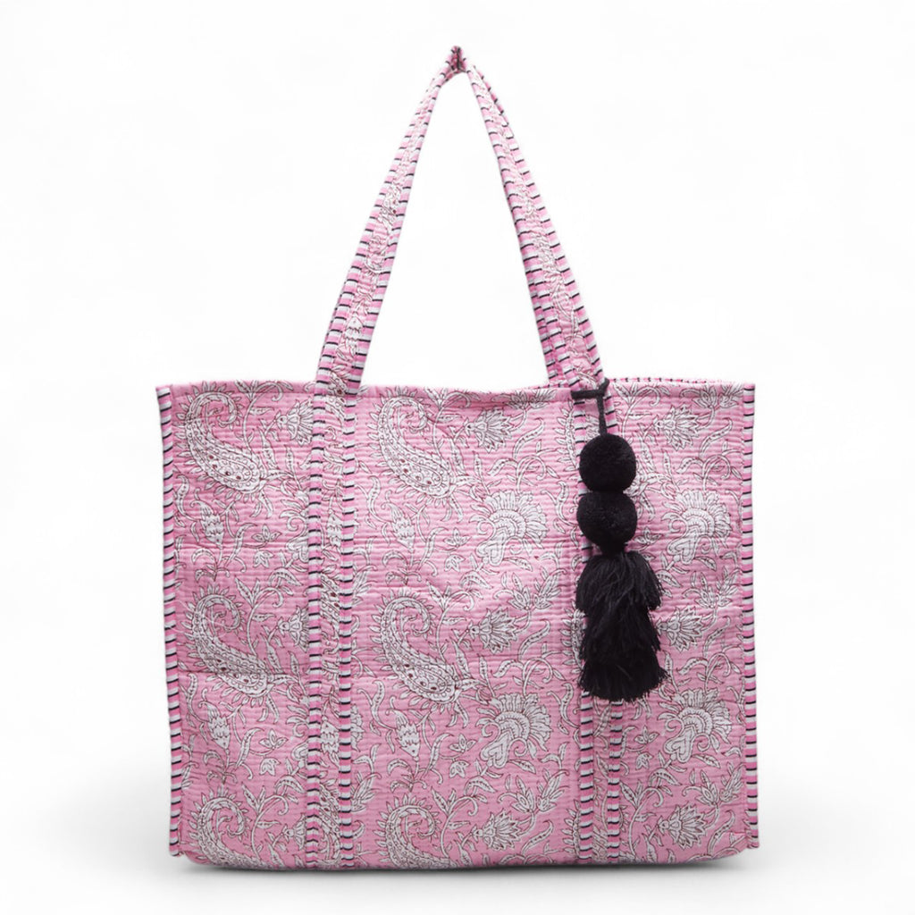 TOTE BAG LYON ROSA 100% COTTON