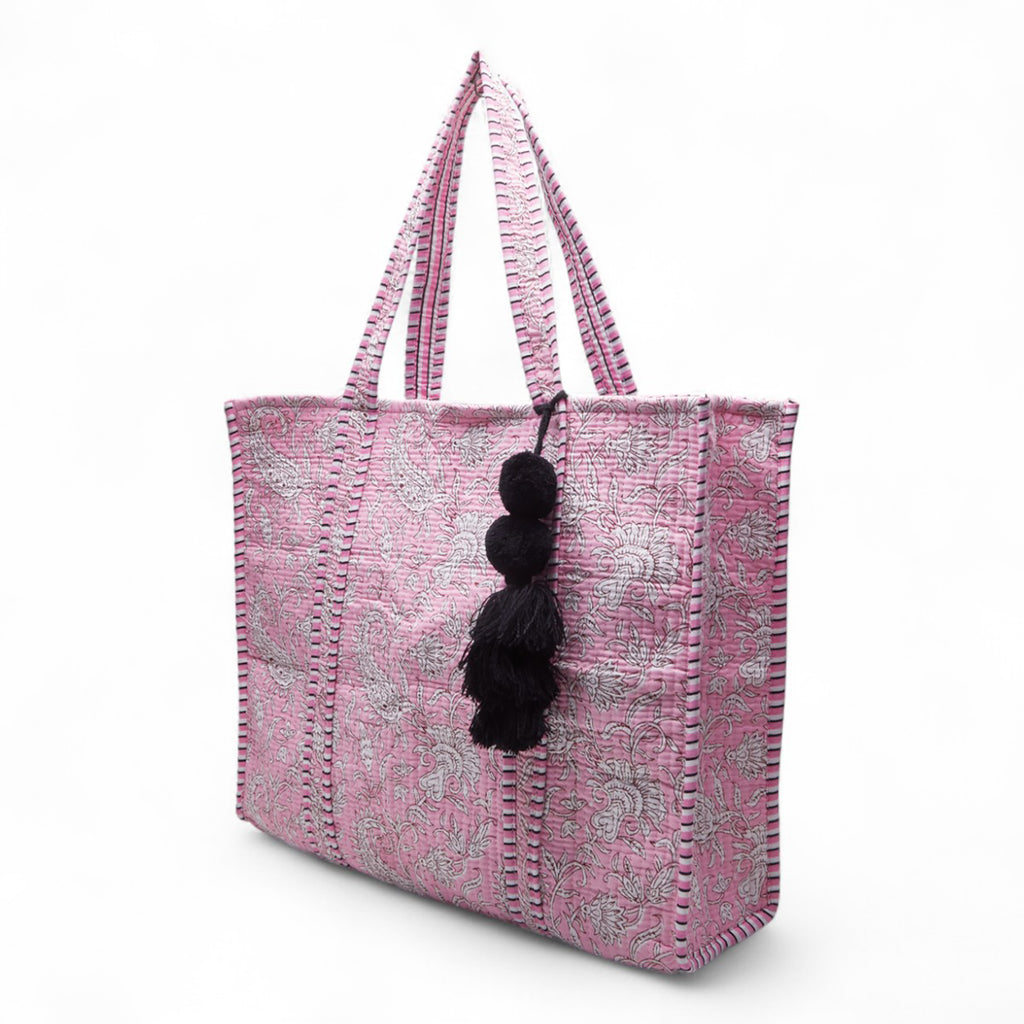TOTE BAG LYON ROSA 100% COTTON