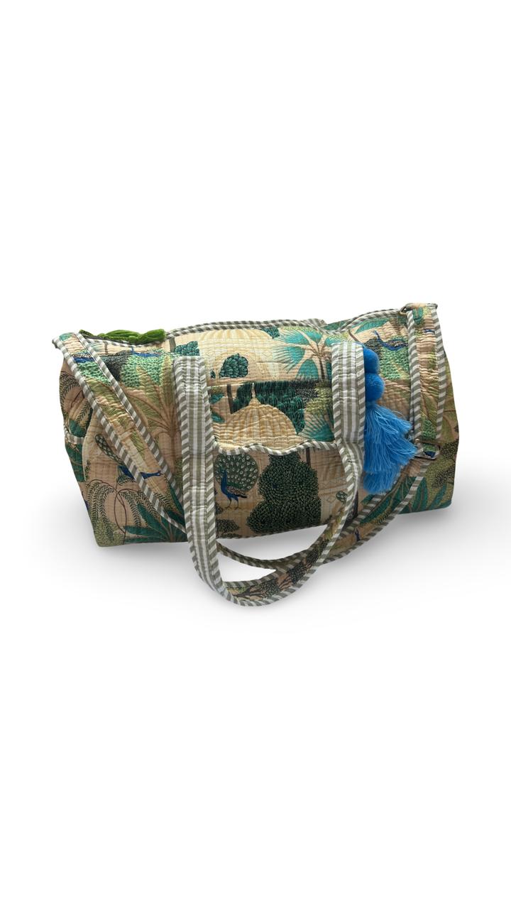 BOLSA DE VIAJE DUBAI 100% ALGODON