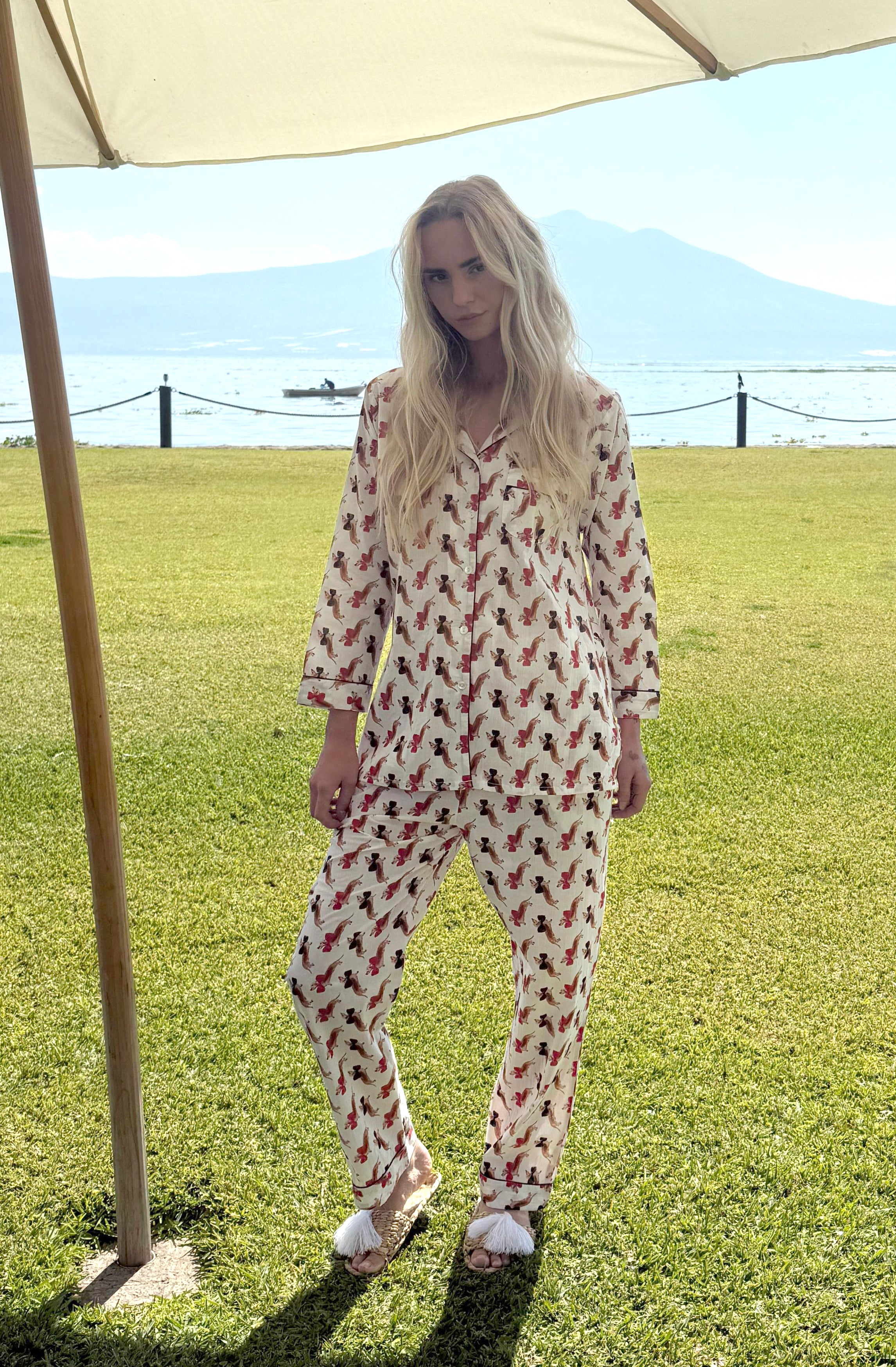 PIJAMA "PAWS" CON PANTALON