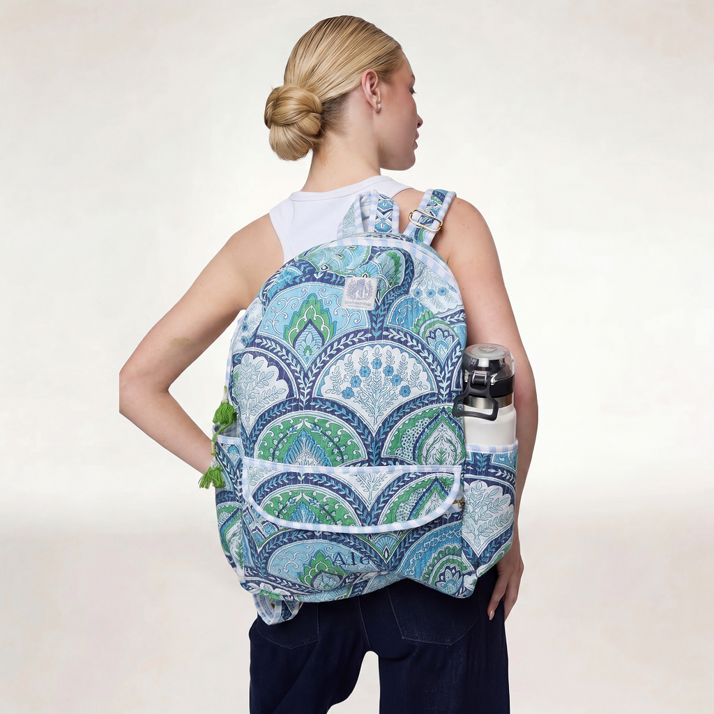 BACK PACK "HERITAGE BLUE GARDEN"