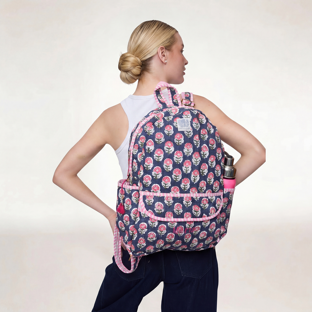 BACK PACK "INDIGO BLOSSOM"
