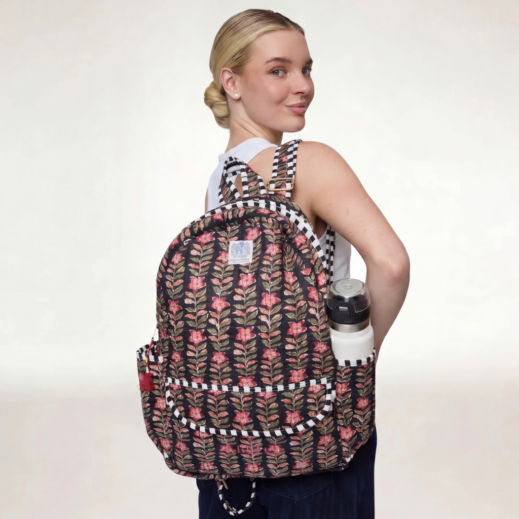 BACK PACK "NOIR GARDEN"