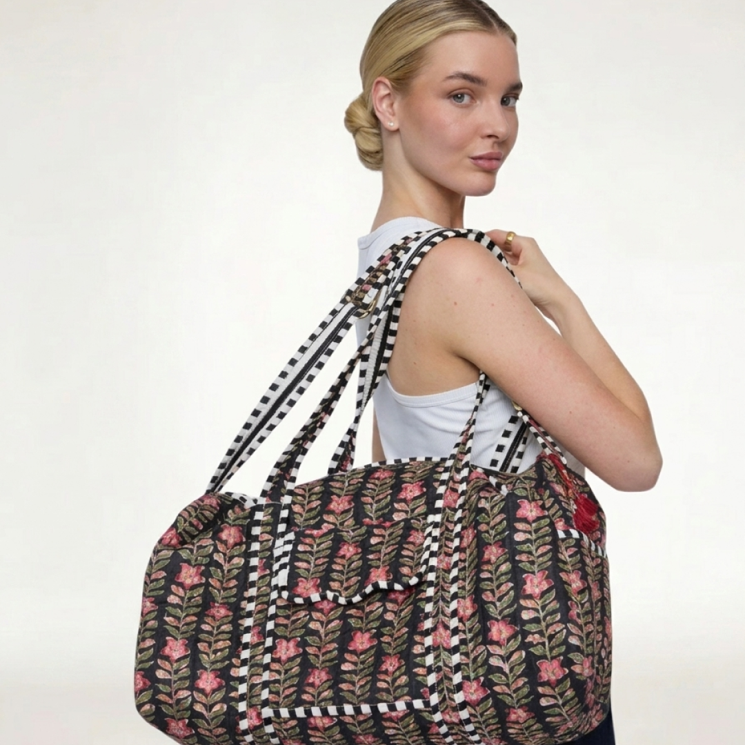 BOLSA DE VIAJE "NOIR GARDEN"