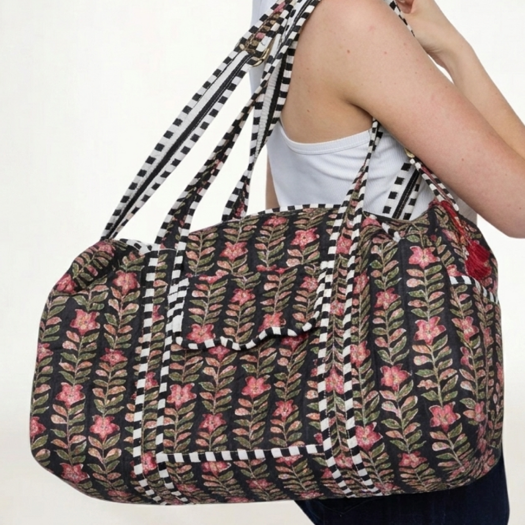 BOLSA DE VIAJE "NOIR GARDEN"