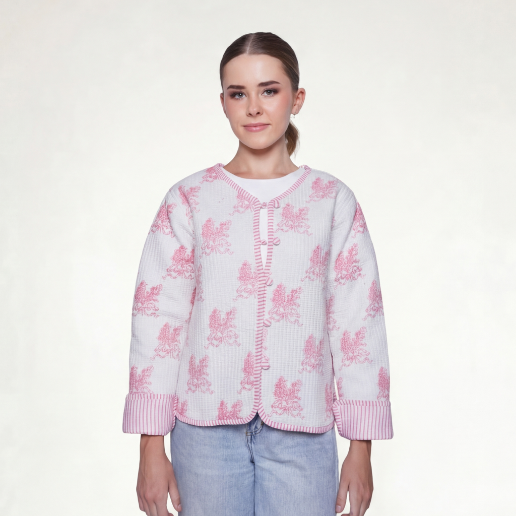 CHAMARRA DOBLE VISTA TOULOUSE ROSE