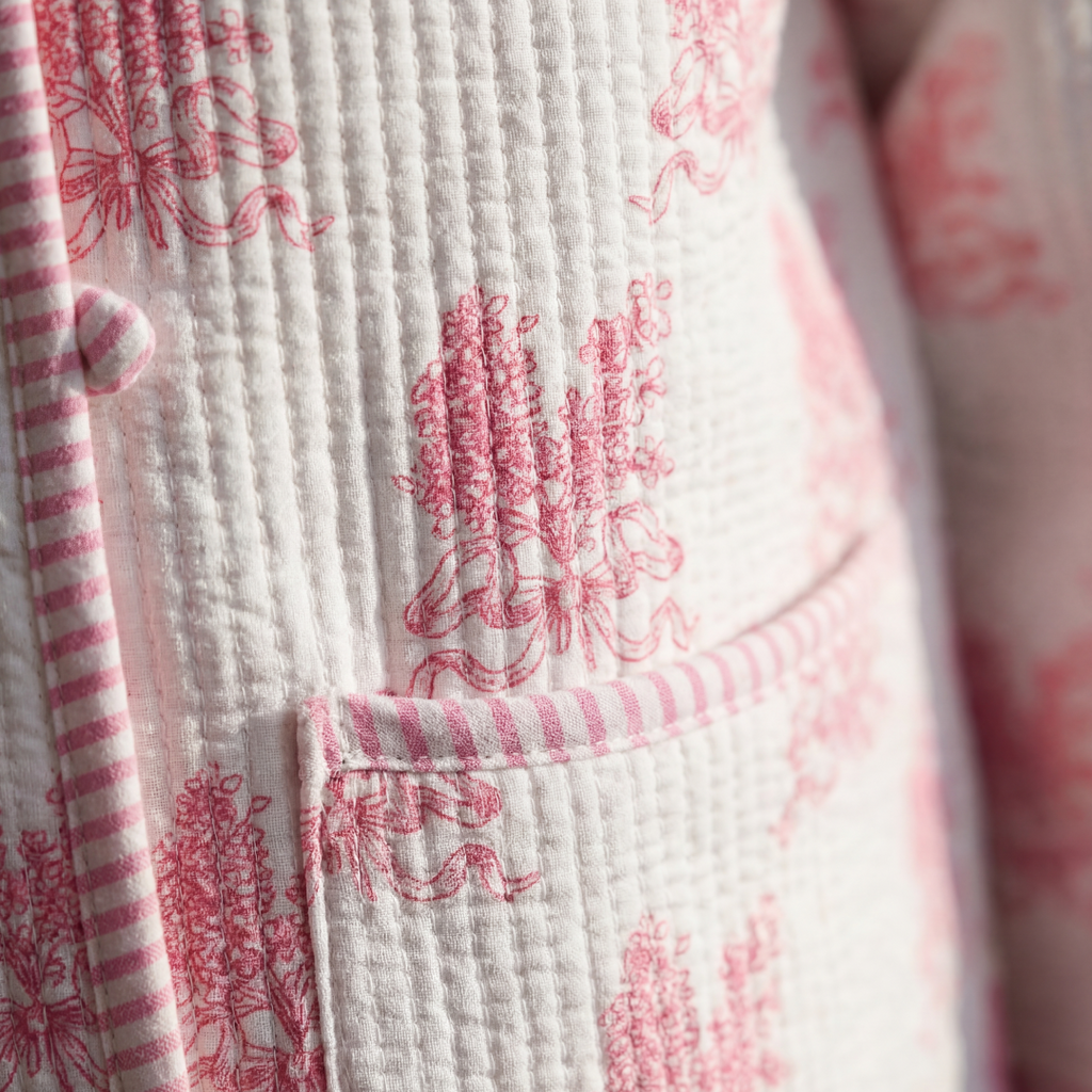 CHAMARRA DOBLE VISTA TOULOUSE ROSE