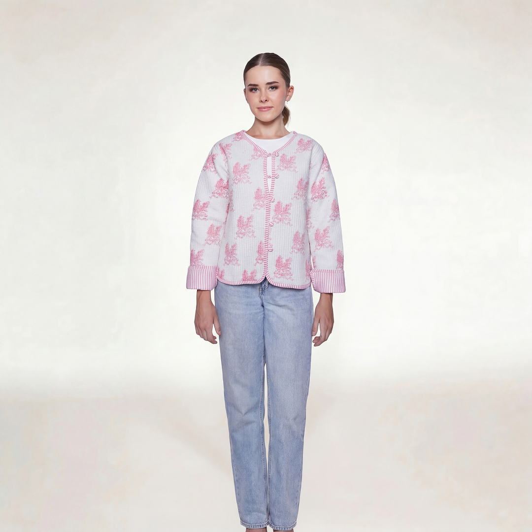 CHAMARRA DOBLE VISTA TOULOUSE ROSE