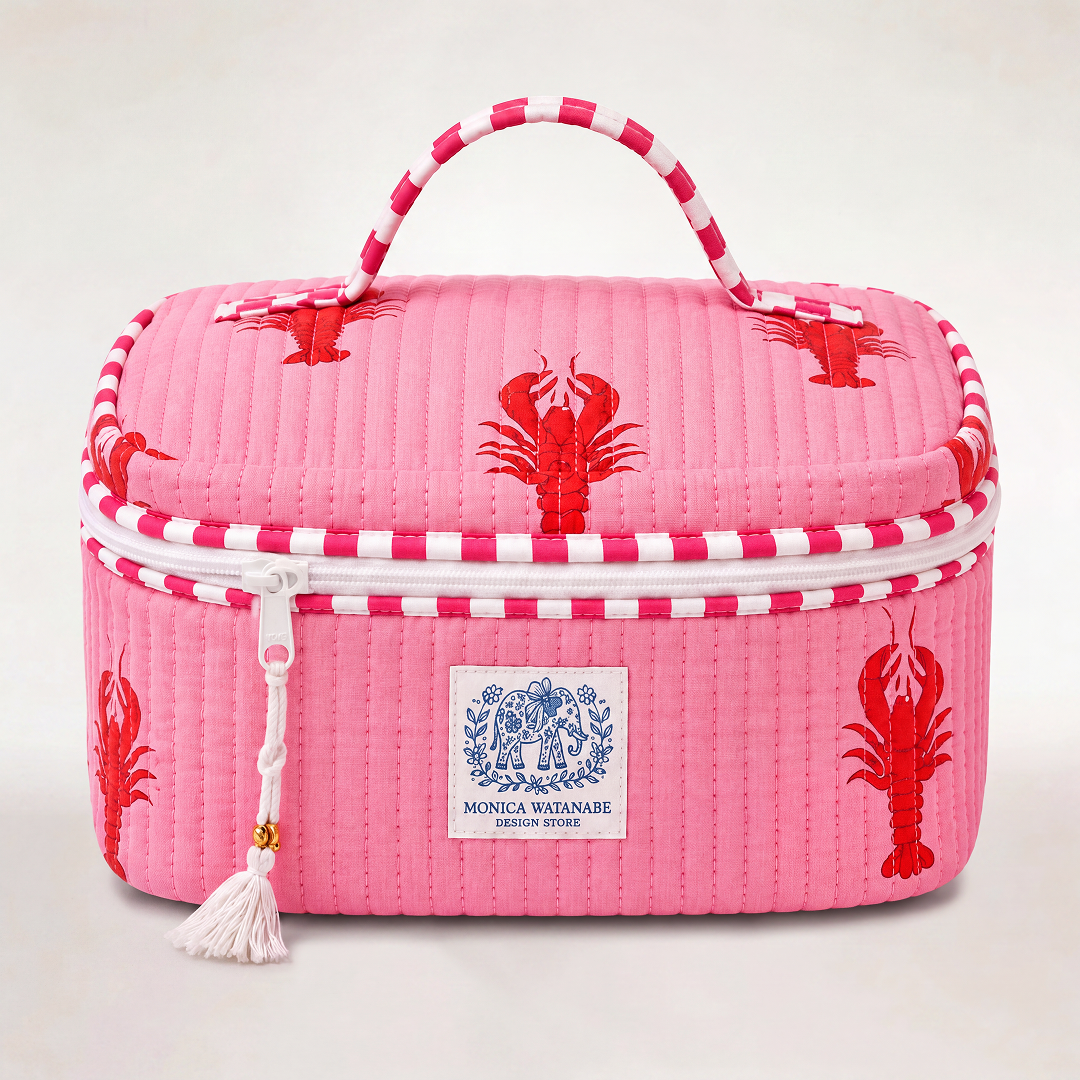 "THE HAMPTOMS" COSMETIC POUCH