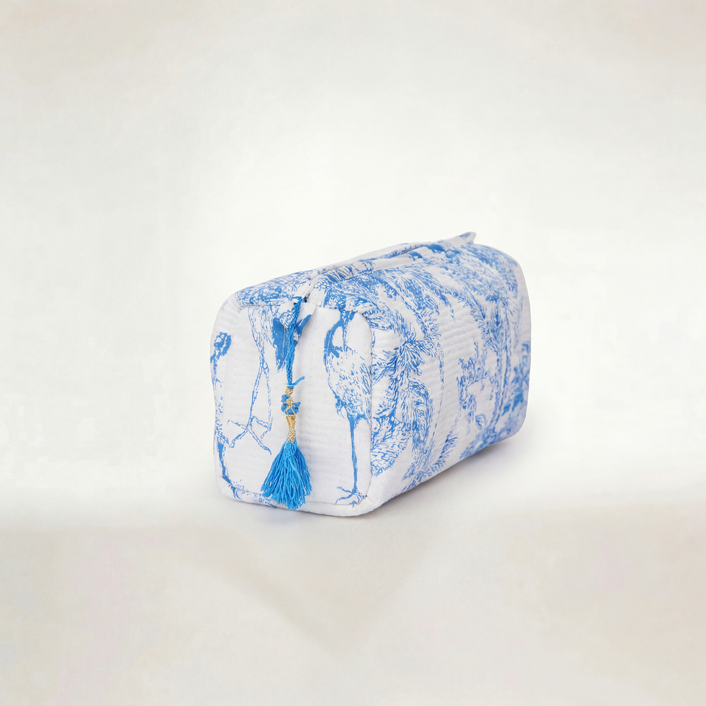 KIT DE 3 COSMETIQUERAS "PARIS AZUL"
