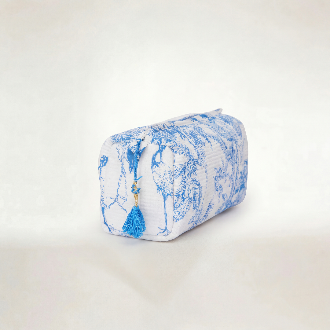 KIT DE 3 COSMETIQUERAS "PARIS AZUL"