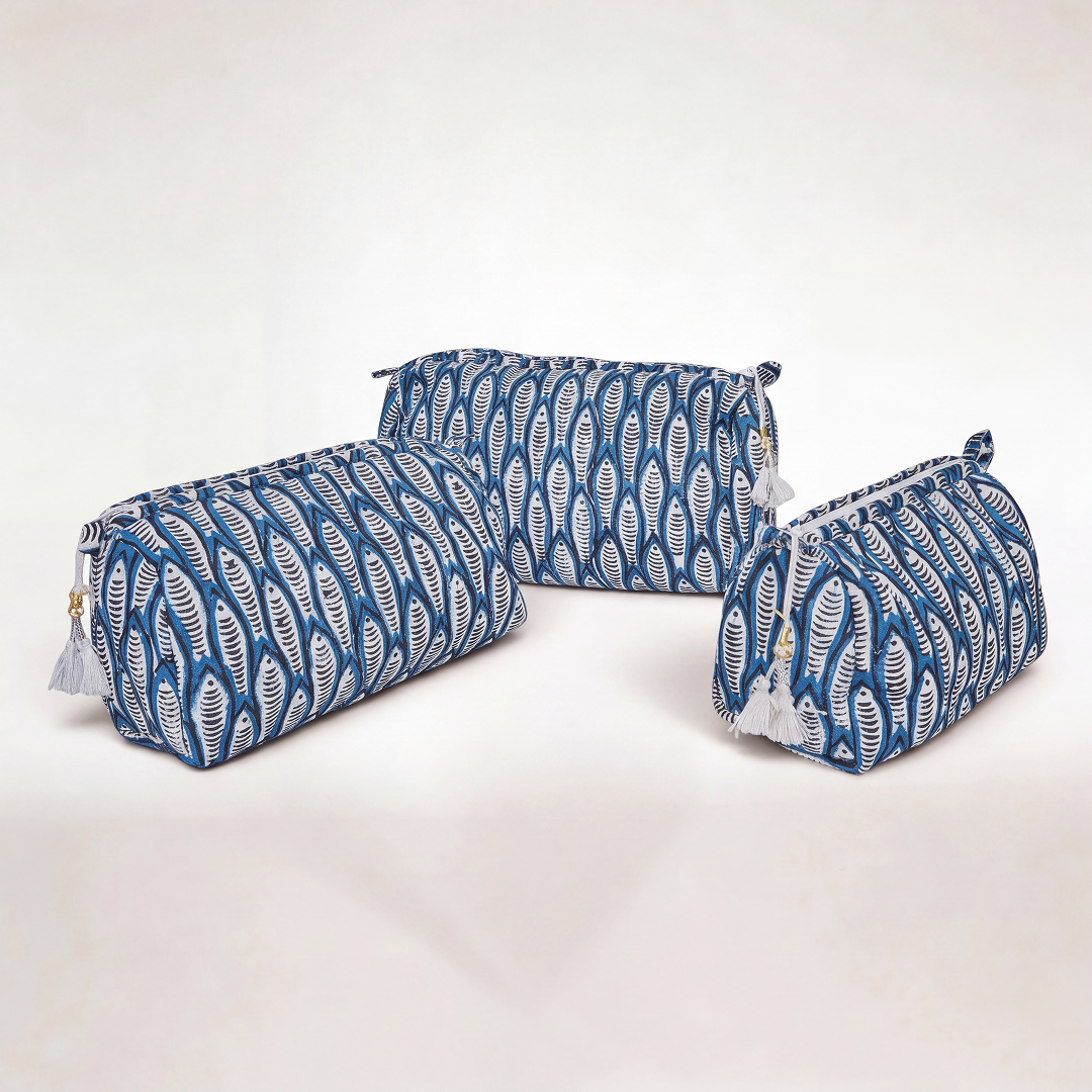 "UNDER THE SEA" COSMETIC BAG