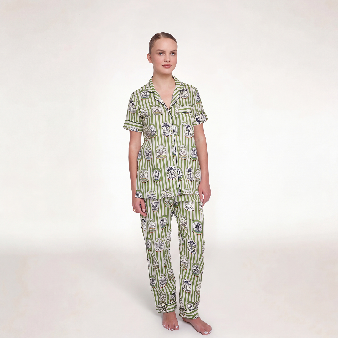 "GREEN GARDEN HOUSE" PAJAMA
