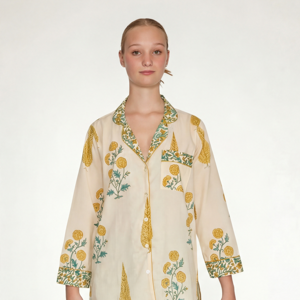 PIJAMA "BOTANICAL" CON PANTALON