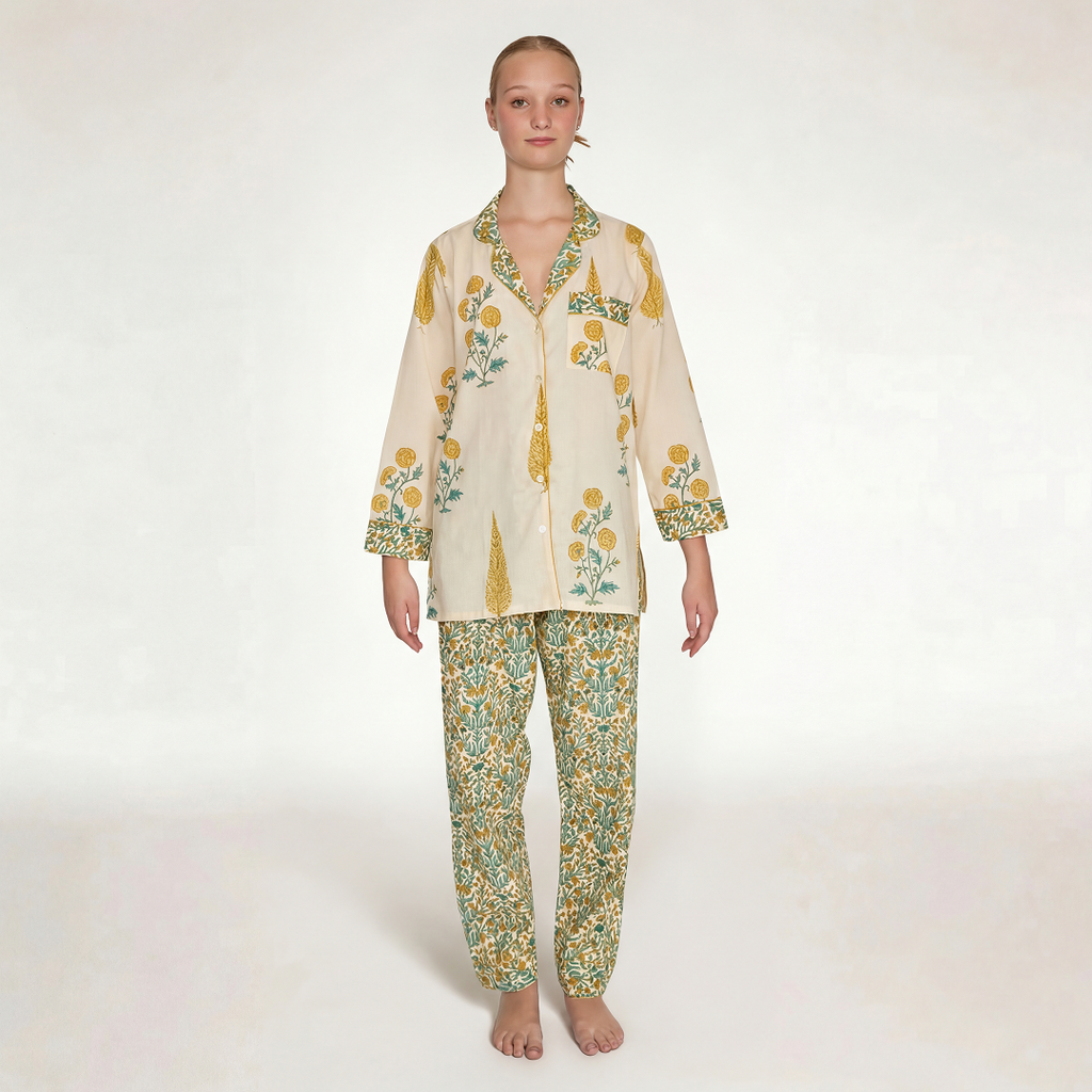 PIJAMA "BOTANICAL" CON PANTALON