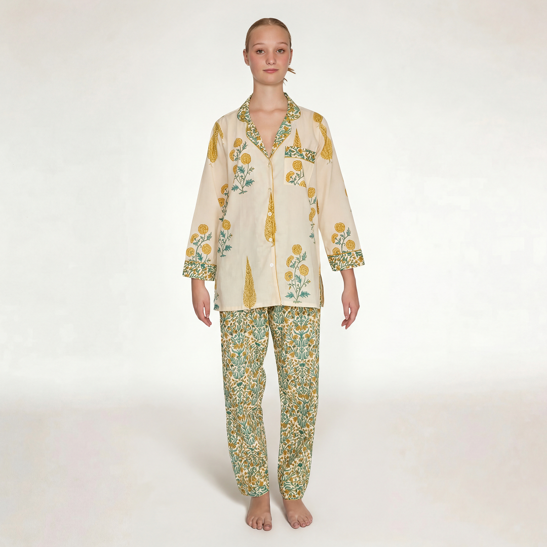 PIJAMA "BOTANICAL" CON PANTALON