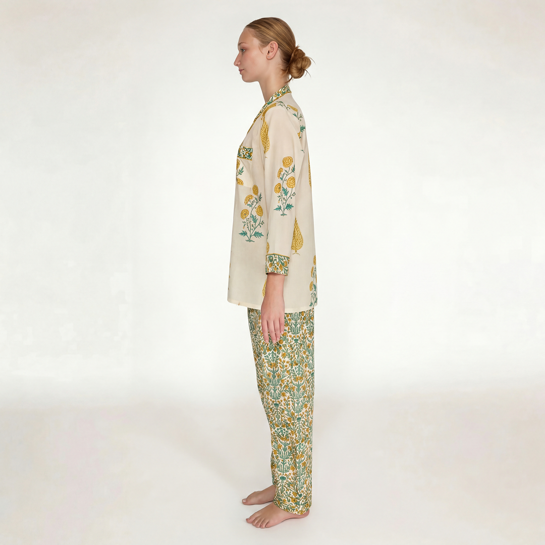 PIJAMA "BOTANICAL" CON PANTALON