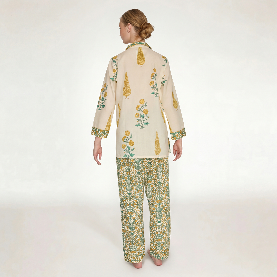 PIJAMA "BOTANICAL" CON PANTALON