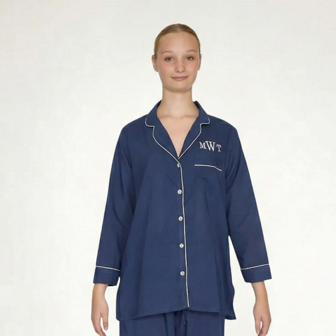 PIJAMA "CLASSIC NAVY" CON PANTALON