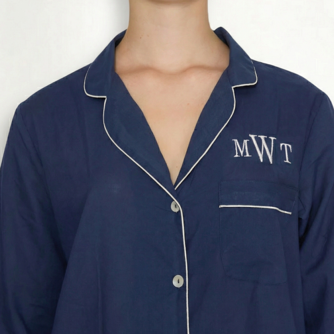 PIJAMA "CLASSIC NAVY" CON PANTALON