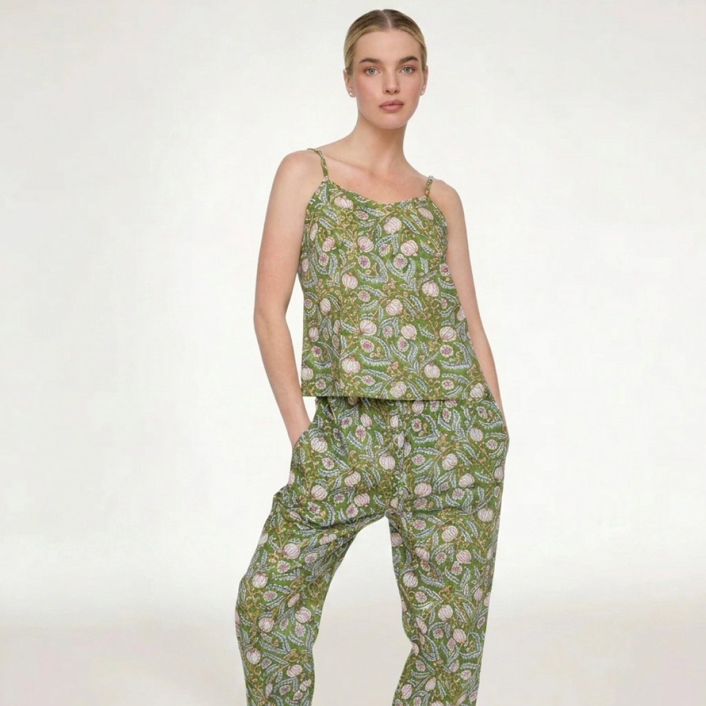 PIJAMA "EMERALD BLOOM"