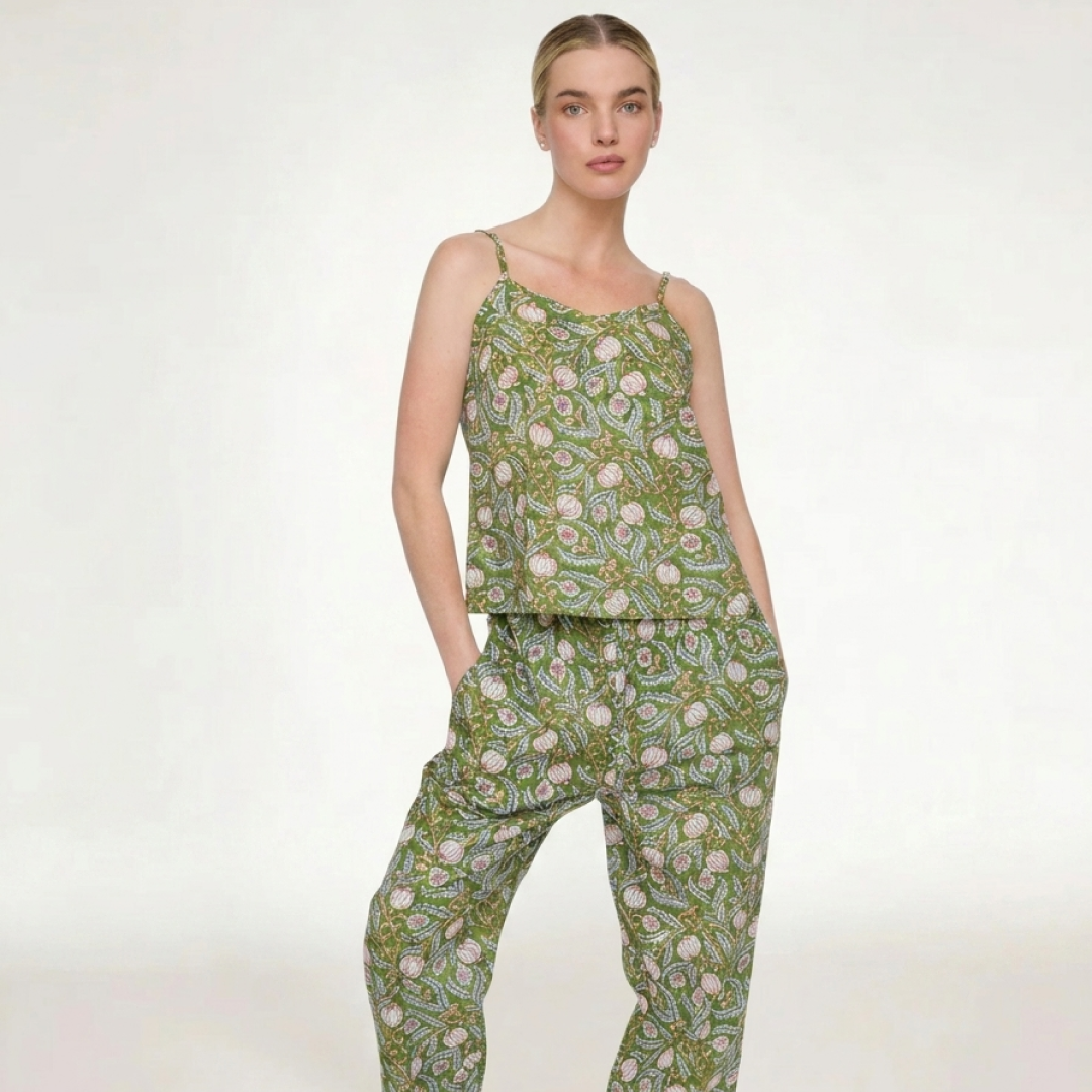 PIJAMA "EMERALD BLOOM"