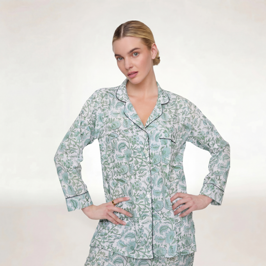 PIJAMA "GREEN PORCELAINE"