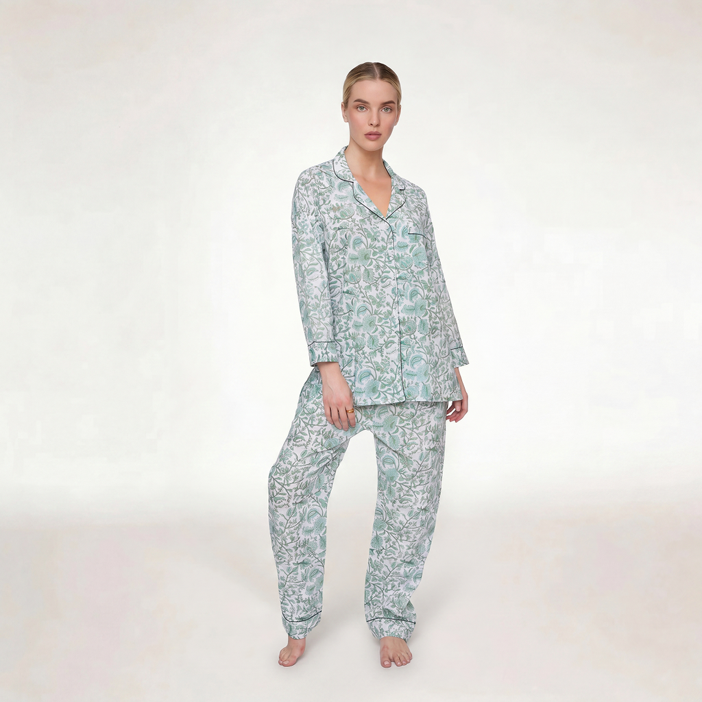 PIJAMA "GREEN PORCELAINE"