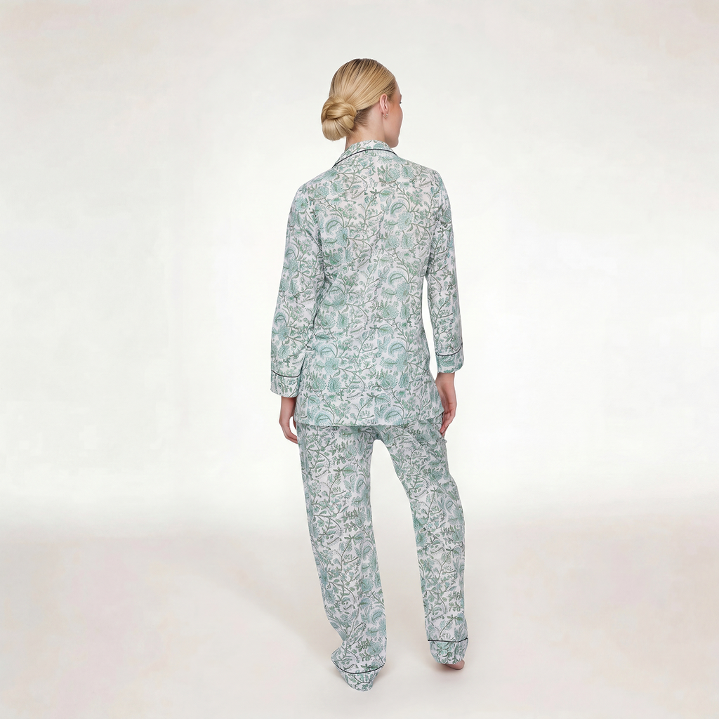 PIJAMA "GREEN PORCELAINE"