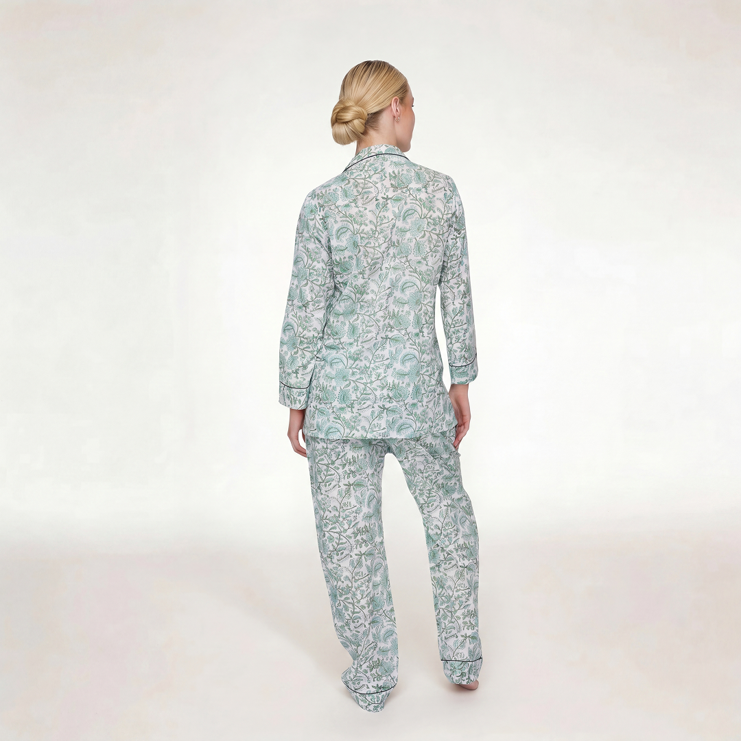 PIJAMA "GREEN PORCELAINE"