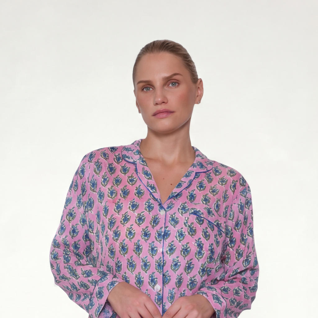 PIJAMA "LAVENDER SUMMER" CON PANTALON