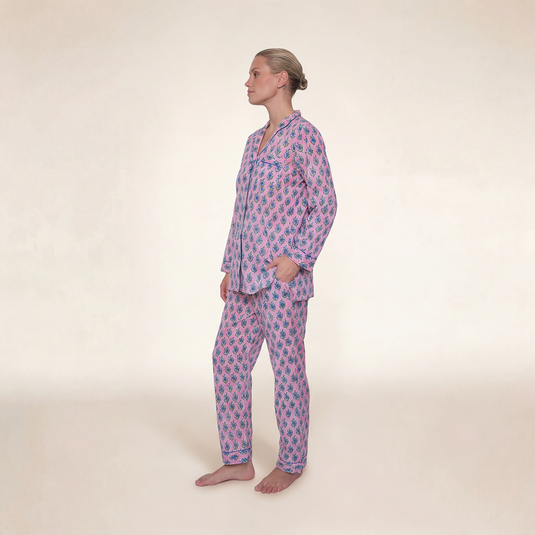 PIJAMA "LAVENDER SUMMER" CON PANTALON