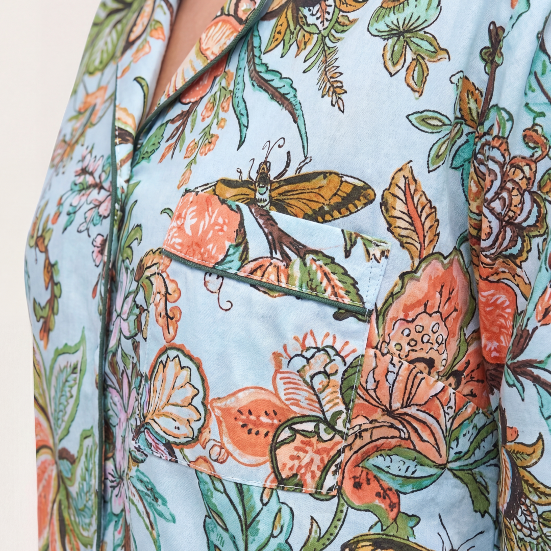 PIJAMA "MARIGOLD MENTA" CON PANTALON