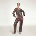 PIJAMA "NOIR GARDEN"