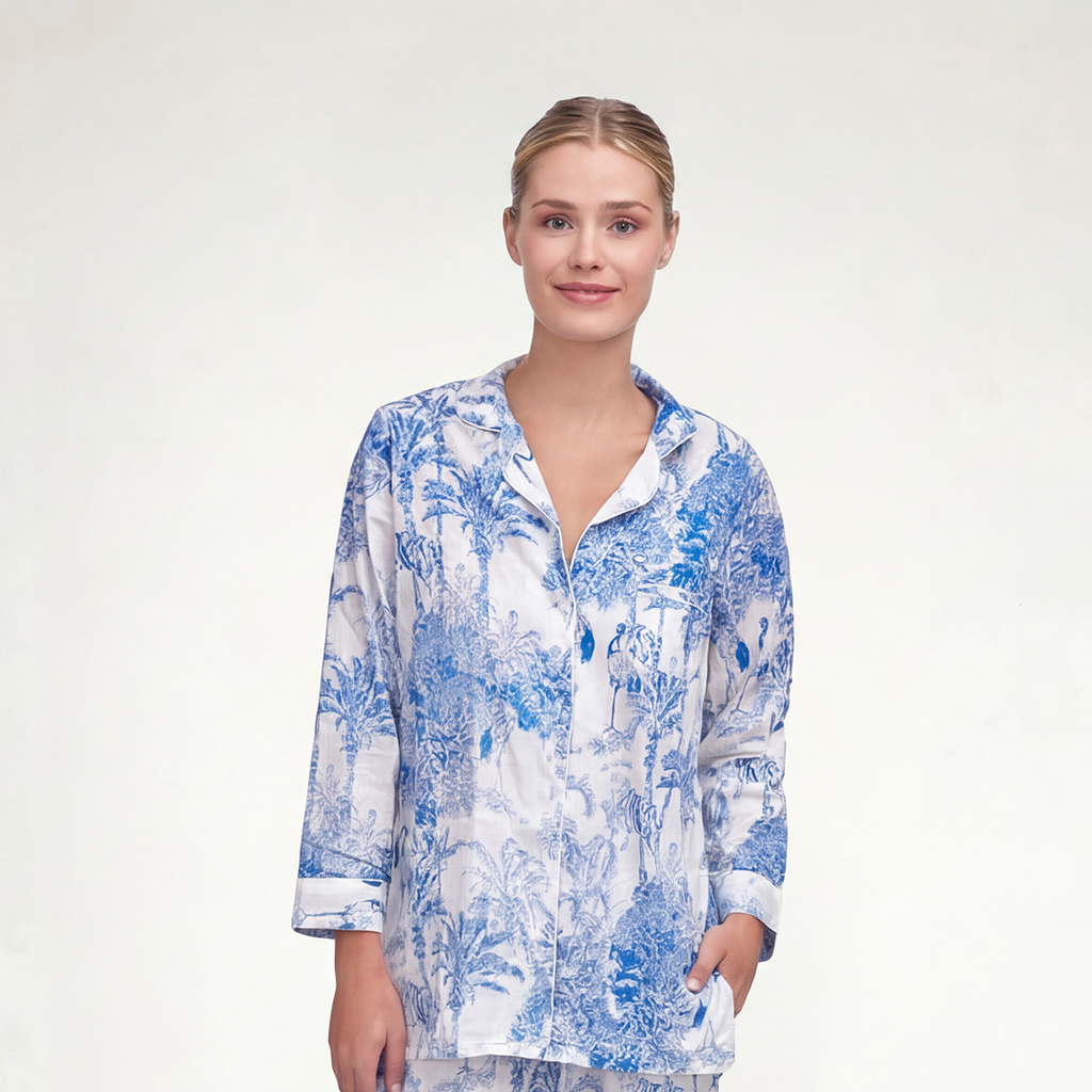 PIJAMA "PARIS AZUL"  CON PANTALON