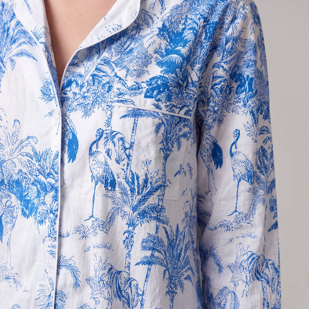 PIJAMA "PARIS AZUL"  CON PANTALON