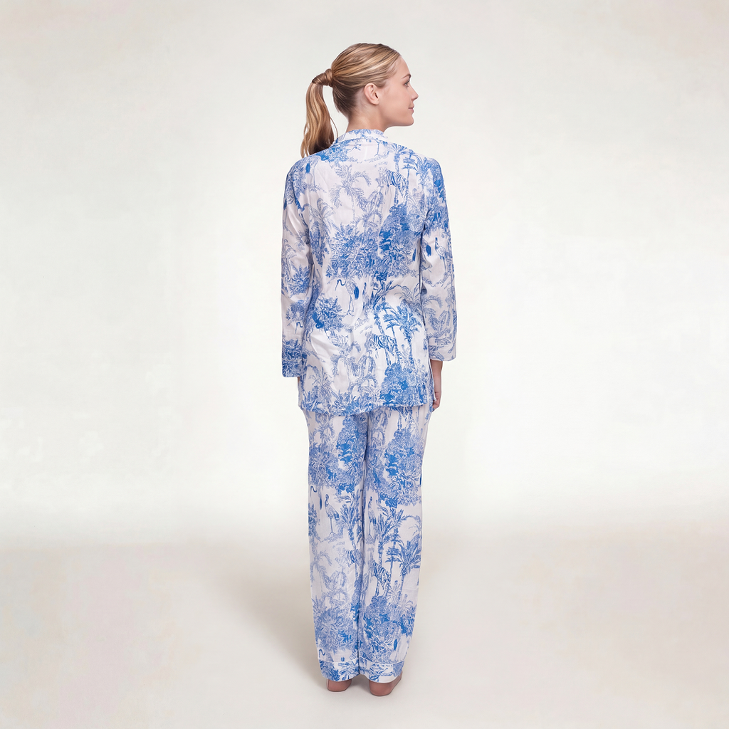 PIJAMA "PARIS AZUL"  CON PANTALON