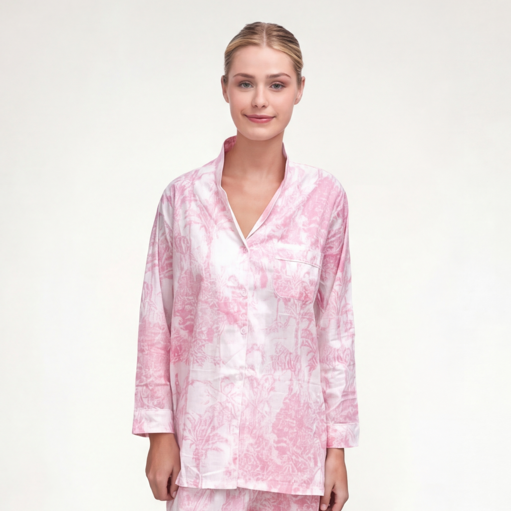 PIJAMA "PARIS ROSA" CON PANTALON