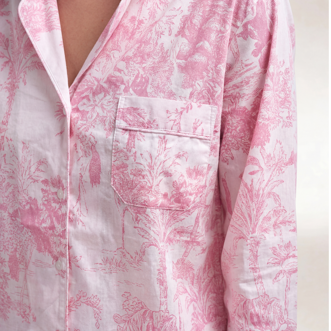 PIJAMA "PARIS ROSA" CON PANTALON
