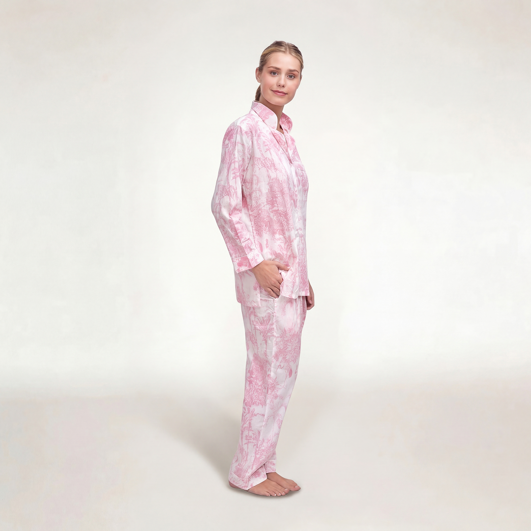 PIJAMA "PARIS ROSA" CON PANTALON